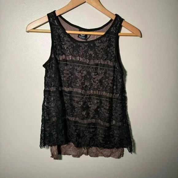 NWT Bobeau Nordstrom Lace Short Sleeve XS - Picture 3 of 5